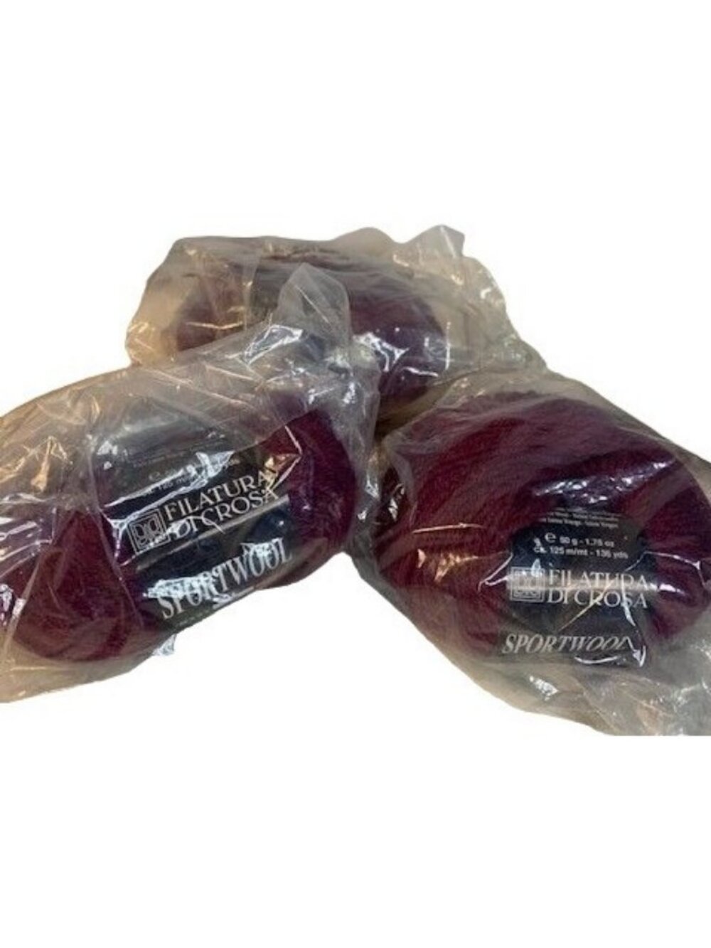 Filatura Di Crosa Sport Wool Yarn Set of 3 - New